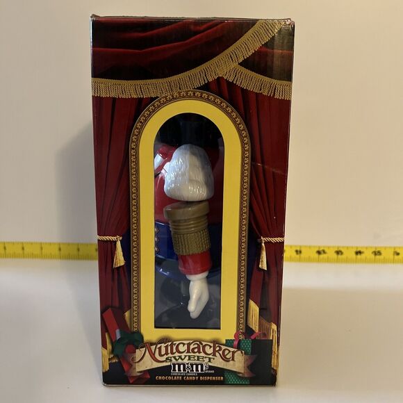 M&M’s M&M Red Nutcracker Sweet Candy Dispenser Limited Edition Holiday NIB - Picture 2 of 8